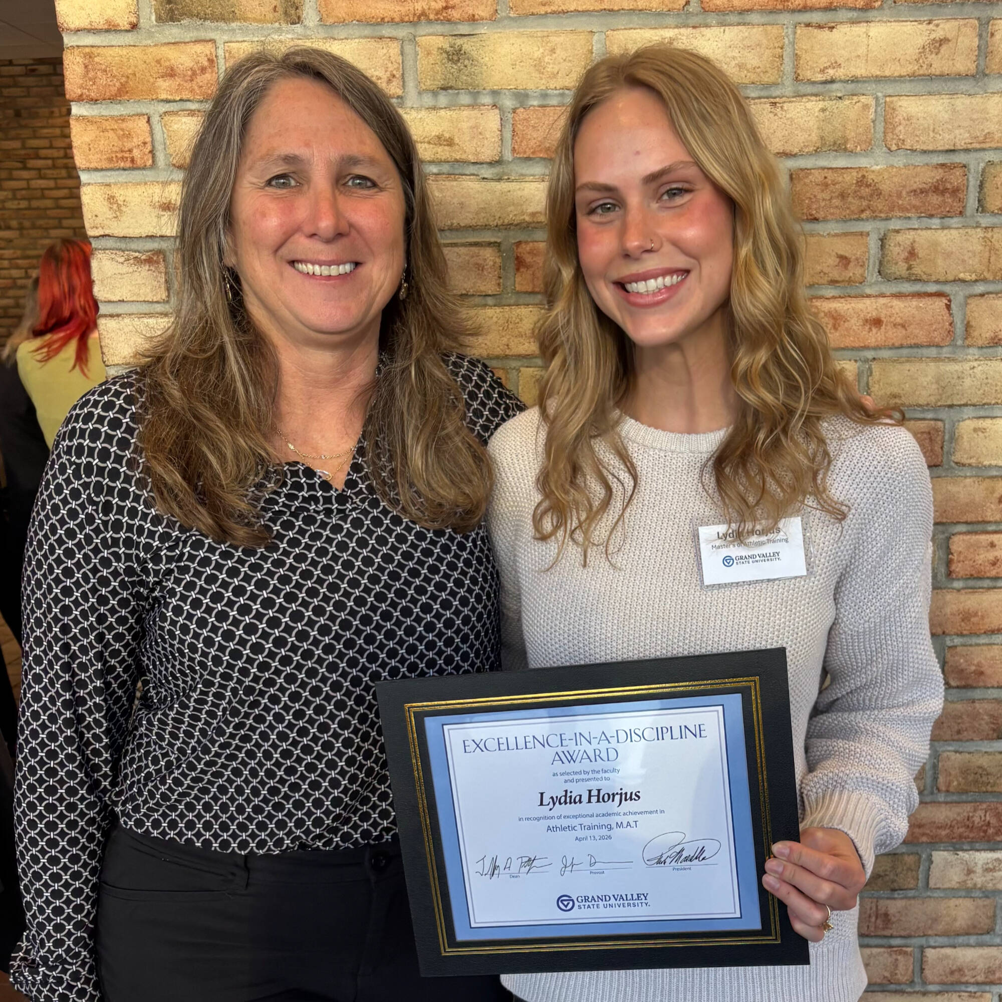 Lydia Horjus '26 Excellence in a Discipline